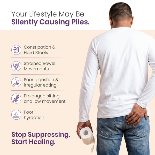 Dipya Pylecalm Tablets for Piles Relief, Bleeding, Burning, Swelling & Constipation Support