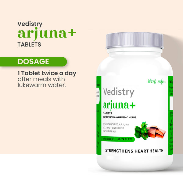 Vedistry Arjuna + Tablets