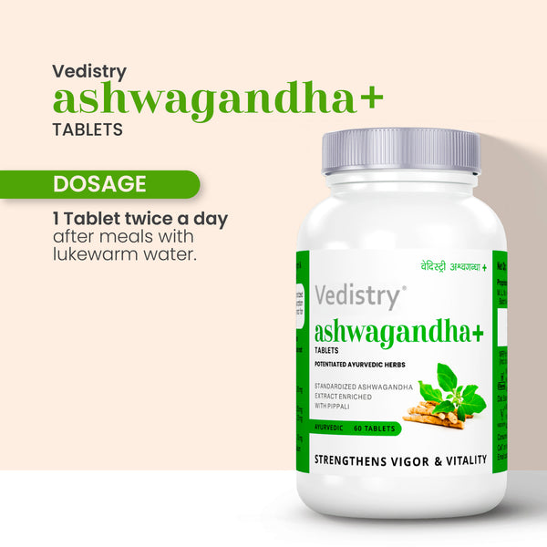 Vedistry Ashwagandha+ Tablets