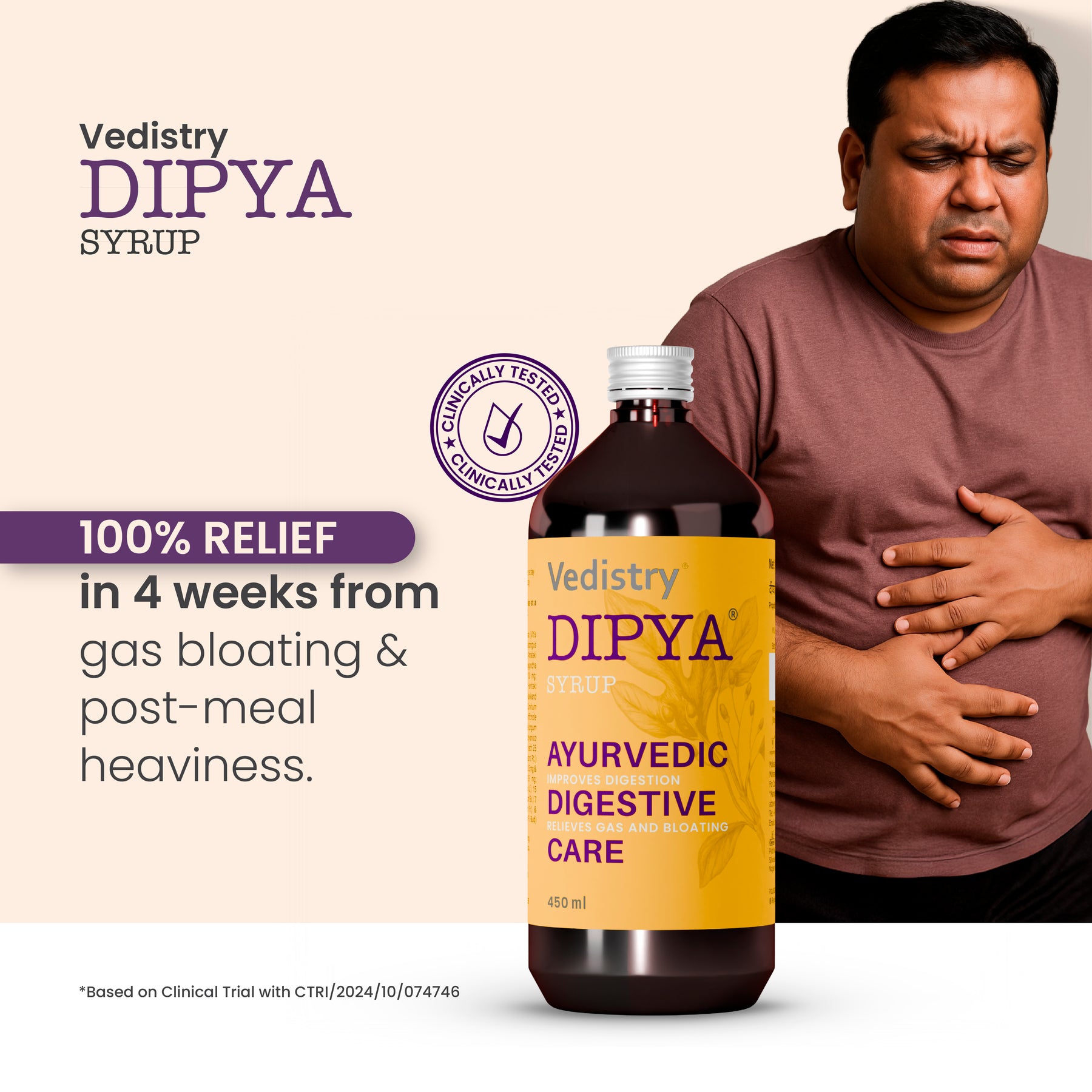 Dipya Digestive Syrup | Clinically Tested to give 100% Relief from Gas ...