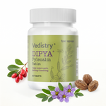 Dipya Pylecalm Tablets for Piles Relief, Bleeding, Burning, Swelling & Constipation Support
